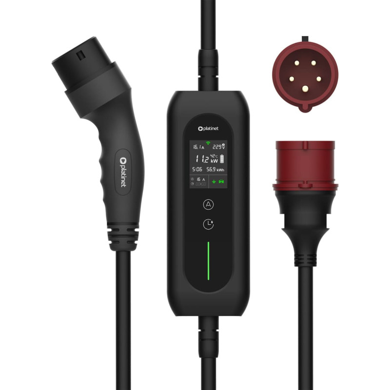 PLATINET Pārnēsājamais EV Lādētājs ar WiFi (EV_PPCW5M11)