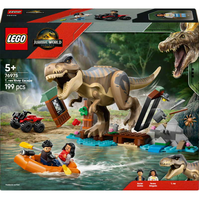 LEGO® Jurassic World T. Rex River Escape 76975