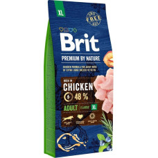 Brit Premium by Nature Adult XL Chicken - dry dog food - 15 kg