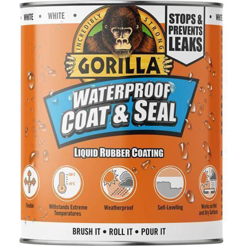 Gorilla glue Coat & Seal 473ml, white