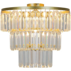 4Concepts Zuma Line Tifanny P17127-4-GD plafon lampa sufitowa 4x40W E14 złoty/transparentny