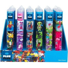 Plus Plus PLUS-PLUS DISPLAY TUBY MIX POSTACI - 24 TUBY