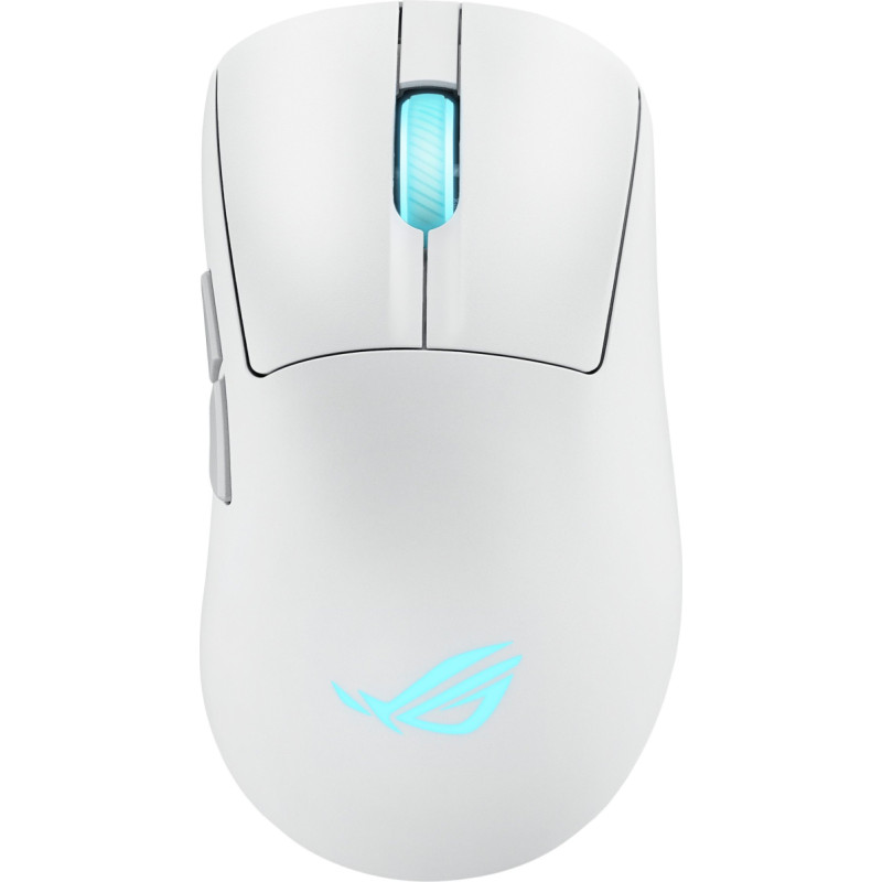 Asus ROG Keris II Origin WHT myszka Gaming Po prawej stronie RF Wireless + Bluetooth + USB Type-A Optyczny 42000 DPI