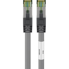 New Sun New Sun CAT 8.1 Patch Cable, S / FTP (PiMF), Gray, 1 m - LSZH Halogen Free, Copper AWG 24 (55136)