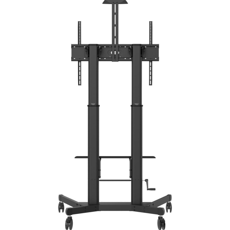 Vision Professioneller Display-Bodenstander - LEBENSLANGE GARANTIE - Stahlwagen passt fur Displays von 55-100