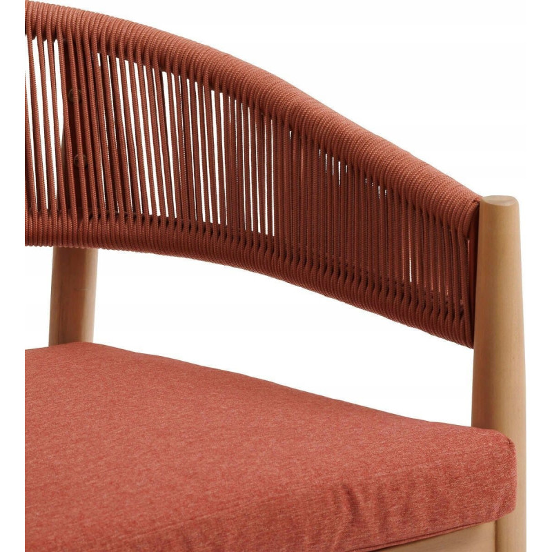 Dlgtp Krzesło ogrodowe z drewna akacji TEVIO