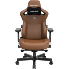 Anda Seat Fotel gamingowy skórzany Anda Seat Kaiser 3 L brązowy obrotowy