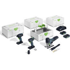 Festool Zestaw elektronarzędzi Festool Zestaw akumulatorowy Combo - Montażowy TID 18/TXS 18/PSC 420/TB M 137 (578026)