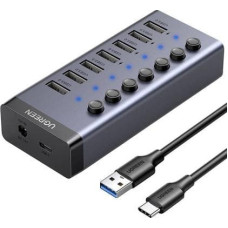 Ugreen HUB USB Ugreen 7x USB-A 3.0 (UGR1228BLK)