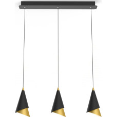 Italux Lampa wisząca Italux Lampa wisząca czarna Italux Raalto ledowa PND-433128-2