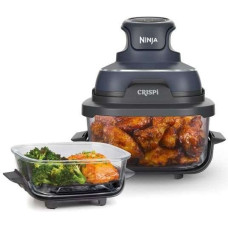 Ninja CRISPi Single 3.8 L 1700 W Hot air fryer Blue, Grey, Transparent