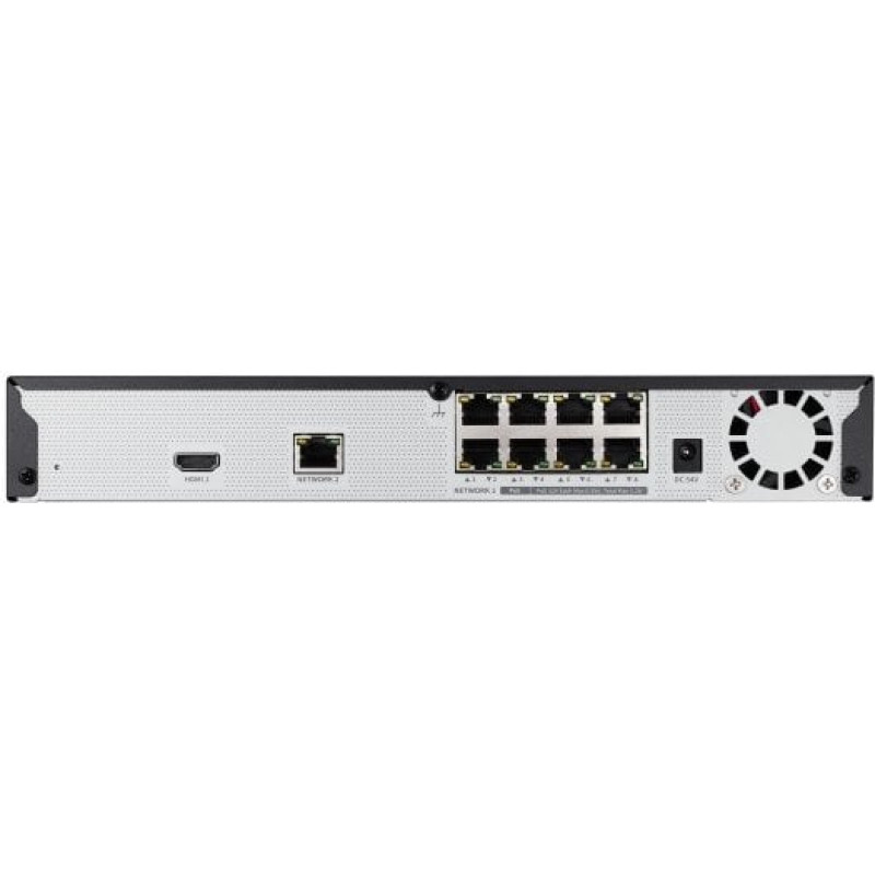 Wise Hanwha QRN-830S Netzwerk Rec. 8 Kanal HDMI (ohne HDD) SATA