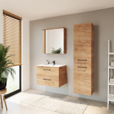 Domoletti CABINET BATHROOM SV70DL-5 GOLD OAK