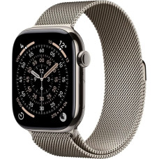 Apple Smartwatch Apple Watch 11 GPS + Cellular 42mm Natural Titanium Milanese Loop Szary (MF8P4ZR/A)