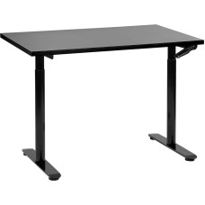 Beliani Biurko Beliani Biurko regulowane manualnie 120 x 72 cm czarne DESTINAS