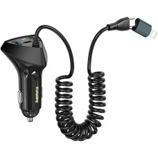 Remax Cabled car charger Remax RCC328 20V+22,5W PD+QC