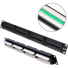 Extralink CAT5E UTP | Patchpanel | 24 porty