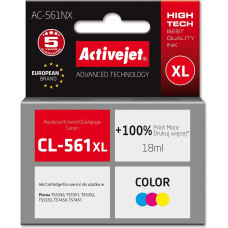 Activejet AC-561NX Printer Ink for Brother, Replacement Canon CL-561XL; Supreme; 18 ml; Color