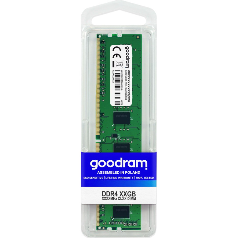Goodram GR3200D464L22S/8G memory module 8 GB 1 x 8 GB DDR4 3200 MHz