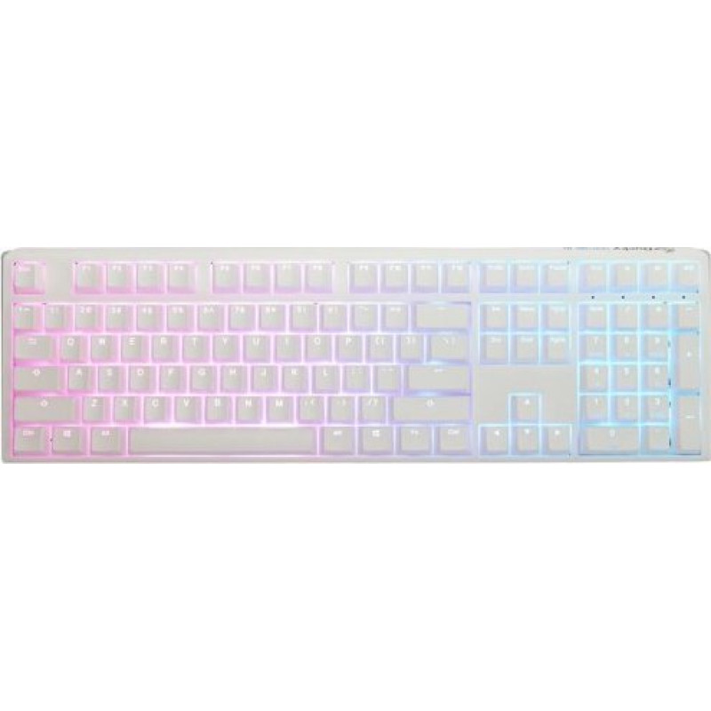 Ducky Klawiatura Ducky Ducky One 3 Aura White Gaming Tastatur, RGB LED - MX-Red