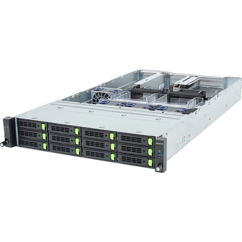 Gigabyte Barebone R263-ZG0-AAL2 (Rev. 3.x) Rack Server 2U Single Sockel SP5 6NR263ZG0DR000ACL2