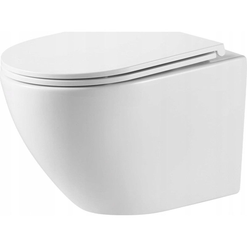 Omnires OTTAWA miska toaletowa wisząca SILENT POWER™ z deską wolnoopadającą, 49 x 37 cm