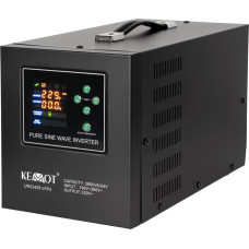 Kemot Zasilacz awaryjny KEMOT PROsinus-2600/24-LFP4 przetwornica z czystym przebiegiem sinusoidalnym i funkcją ładowania 24V 230V 2600VA/1800W