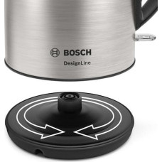 Bosch TWK3P420 electric kettle 1.7 L 2400 W Black, Stainless steel