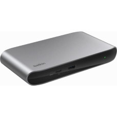 Belkin INC013VFSGY interface hub Thunderbolt 4 40000 Mbit/s Black, Grey