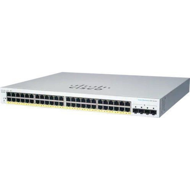 Cisco Cisco switch CBS220-48P-4G, 48xGbE RJ45, 4xSFP, PoE+, 382W - REFRESH