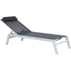 Beliani Leżak ogrodowy czarny CATANIA II