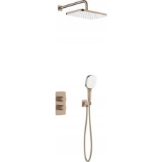 KFA 5759-501-34 / KFA / MALAGA / ZESTAW NATRYSKOWY PODTYNKOWY TERMOSTAT , PVD BRUSHED ROSE GOLD /