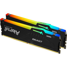 Kingston Fury Pamięć Kingston Fury Beast RGB, DDR5, 16 GB, 6000MHz, CL36 (KF560C36BBEAK2-16)