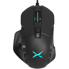 Delux Wired Gaming Mouse with replaceable sides Delux M629BU RGB 16000DPI
