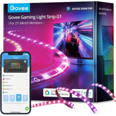 Govee H6609 Gaming Light Strip G1 | Oświetlenie LED | RGBIC, 27-34 cali, 2.4GHz Wi-Fi, Bluetooth