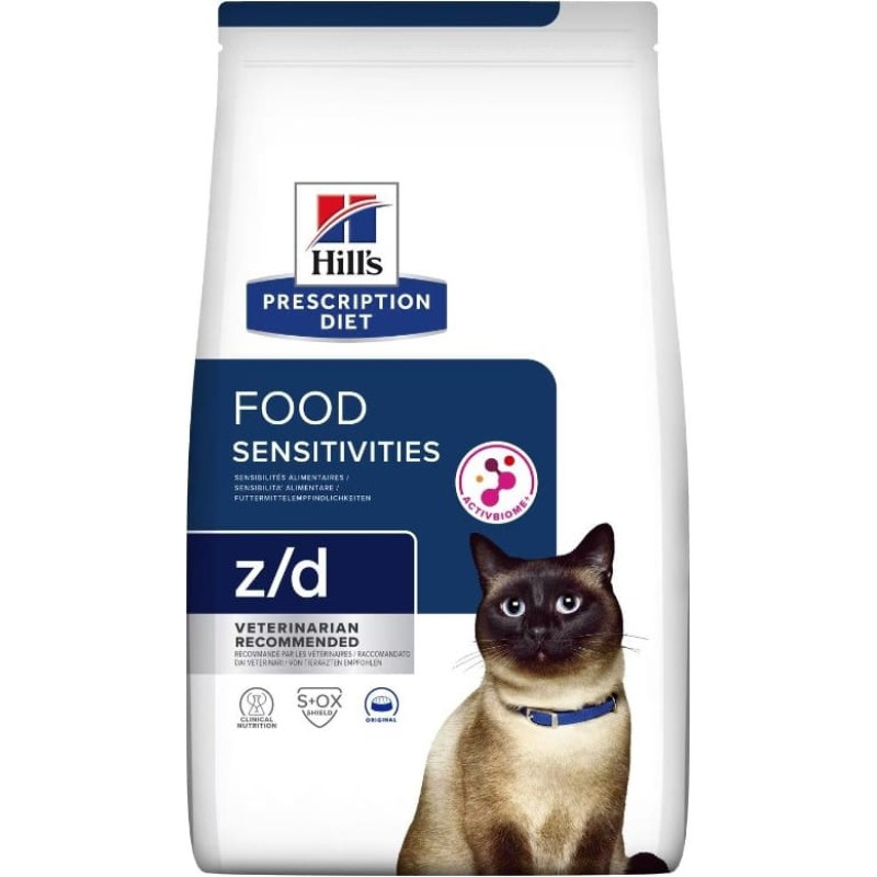 Hill's PD Food Sensitivities z/d - dry cat food - 1,5 kg