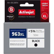 Activejet AH-963BRX Ink Cartridge (replacement for HP 963XL 3JA30AE; Premium; 2100 pages; 50 ml, black)