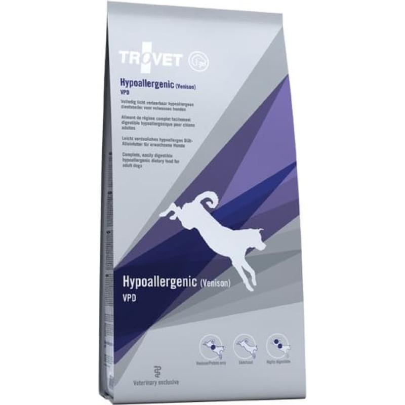 Trovet Hypoallergenic VPD with venison - dry dog food - 3 kg