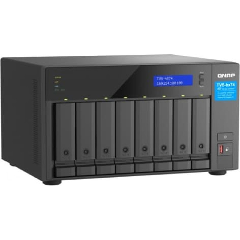 Qnap NAS TVS-h874-i5-32G 8x0HDD Intel core i5-12400 32G