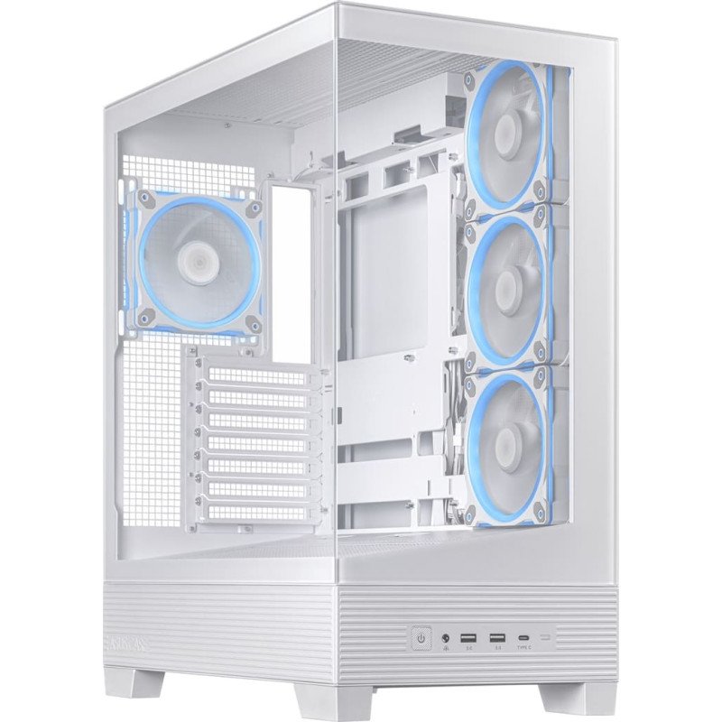 Asus A31 Plus TG ARGB WHITE Midi Tower