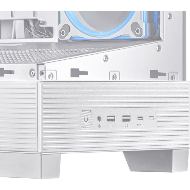 Asus A31 Plus TG ARGB WHITE Midi Tower