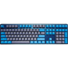 Noname Klawiatura Ducky One 3 Daybreak RGB klawiatura Gaming USB Niemiecki Czarny, Niebieski, Zielony