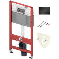 Tece Stelaż do WC TECEbase + przycisk TECEnow czarny