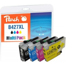 Peach Tusz Peach Peach PI500-401 nabój z tuszem 4 szt. Zamiennik Wysoka (XL) wydajność Czarny, Cyjan, Purpurowy, Żółty