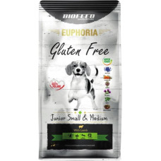 Biofeed Euphoria Gluten Free Junior small & medium Lamb - dry dog food - 12kg