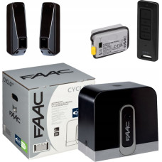 Faac Zestaw Cyclo C720 FDS - FAAC 24V do 400kg bram przesuwnych