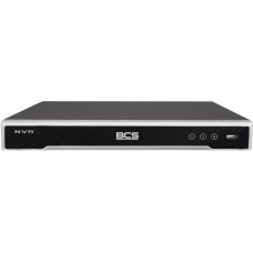 BCS Rejestrator IP 16-kanałowy BCS-V-NVR1602-A-8K-16P, 2 dyskowy, 32Mpx, HDMI 8K