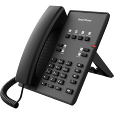 Fanvil H1 Czarny | Hotelowy telefon VoIP | HD Voice, 100Mb/s PoE, Desktop