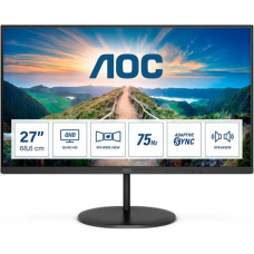 AOC Q27V4EA - 27'' | IPS | 2560x1440 | 75 Hz | HDMI | DP 1.2 | Głośniki 2Wx2 | VESA 100