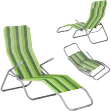 Nils Camp Atpūtas krēsls NC3017 GREEN SUN LOUNGER NILS CAMP